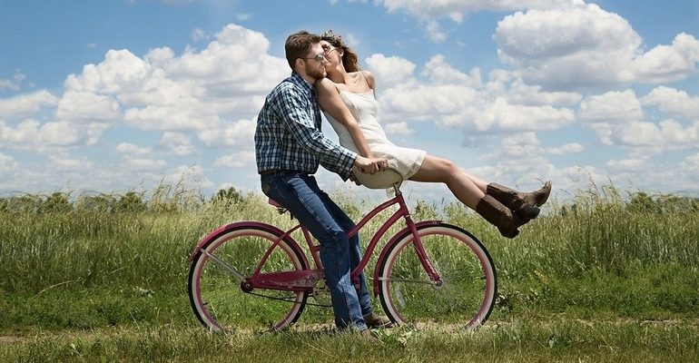 велосипед любовь пара