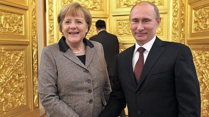 меркель и путин