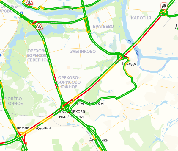 Карта загруженности дорог нижний новгород