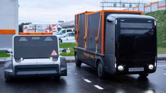 Беспилотный автобус испытали на ВДНХ