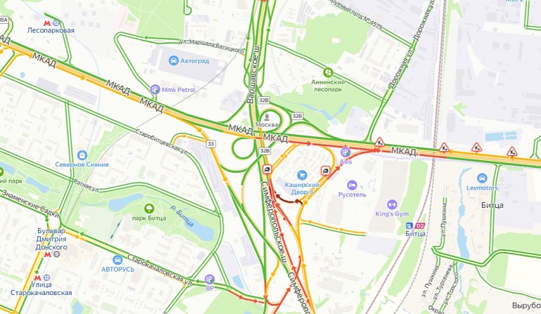 Где находится варшавском шоссе. Варшавское шоссе Москва на карте. МКАД Варшавское шоссе карта. Метро Варшавское шоссе на карте.