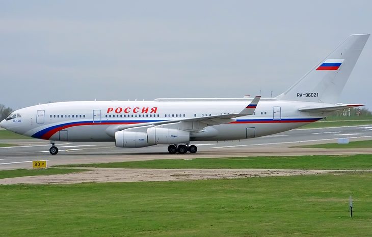 Самолет Ил-96-300, на котором летает президент России Владимир Путин. Фото: Википедия