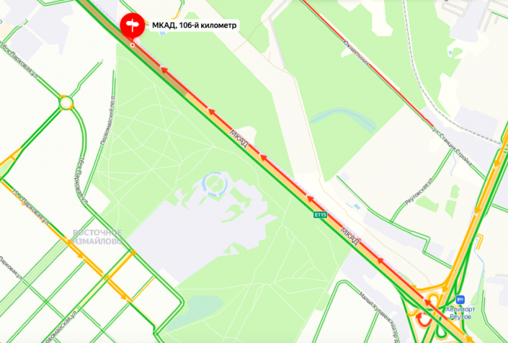 40 км мкад. МКАД 106 км. 106 Км МКАД на карте. 106 Километр МКАД на карте. МКАД 106-Й километр внутренняя сторона.