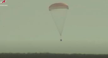 Союз МС-18 коснулся земли Пересильд и Шипенко дома