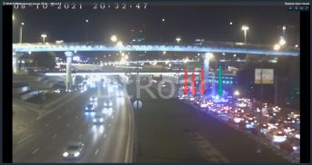 Три столкнувшихся автомобиля спровоцировали коллапс на 75-м километре МКАД