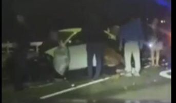 Появилось видео со смертельным ДТП с Ксенией Собчак, где погибли люди