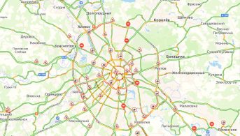 Москва замерла пробки 8 баллов, дороги будут красными до 22 часов