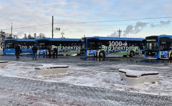 Собянин: В Москве вышел в свой первый рейс 1000-й электробус