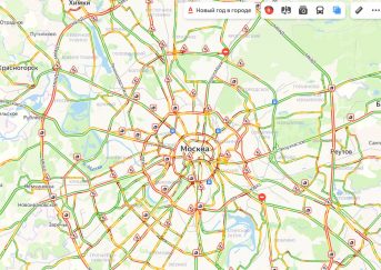 Москвичам предложили пересесть на метро из-за 9-балльных пробок на дорогах