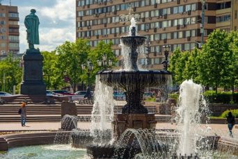 В центре Москвы отремонтируют Пушкинский фонтан
