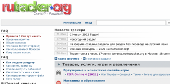 RuTracker снова заработал в России
