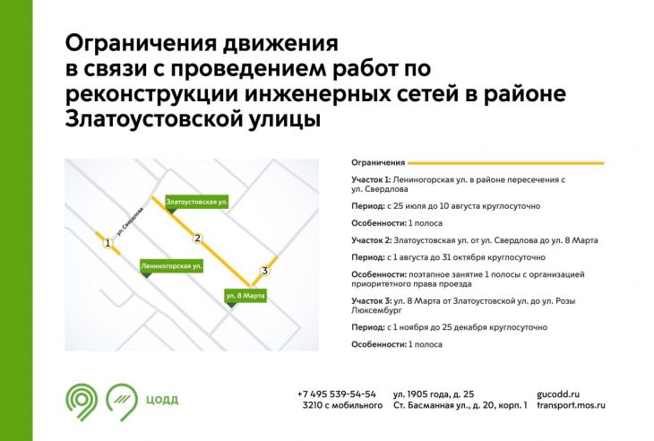 Движение транспорта на улице Златоустовской ограничат с 25 июля